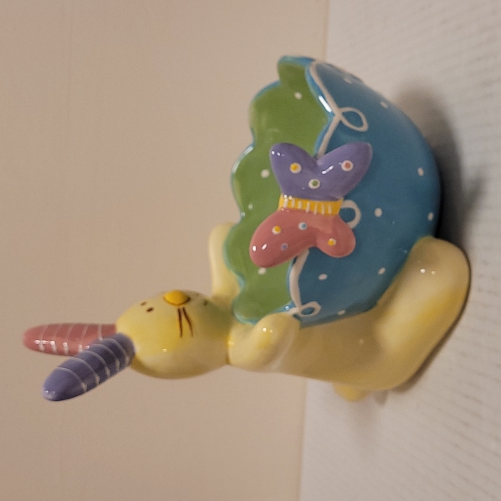 Cracker Barrel Bunny in Bloom Rabbit Candy Dish - Picture 4 of 14